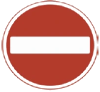 Kuwait sign 421: No entry